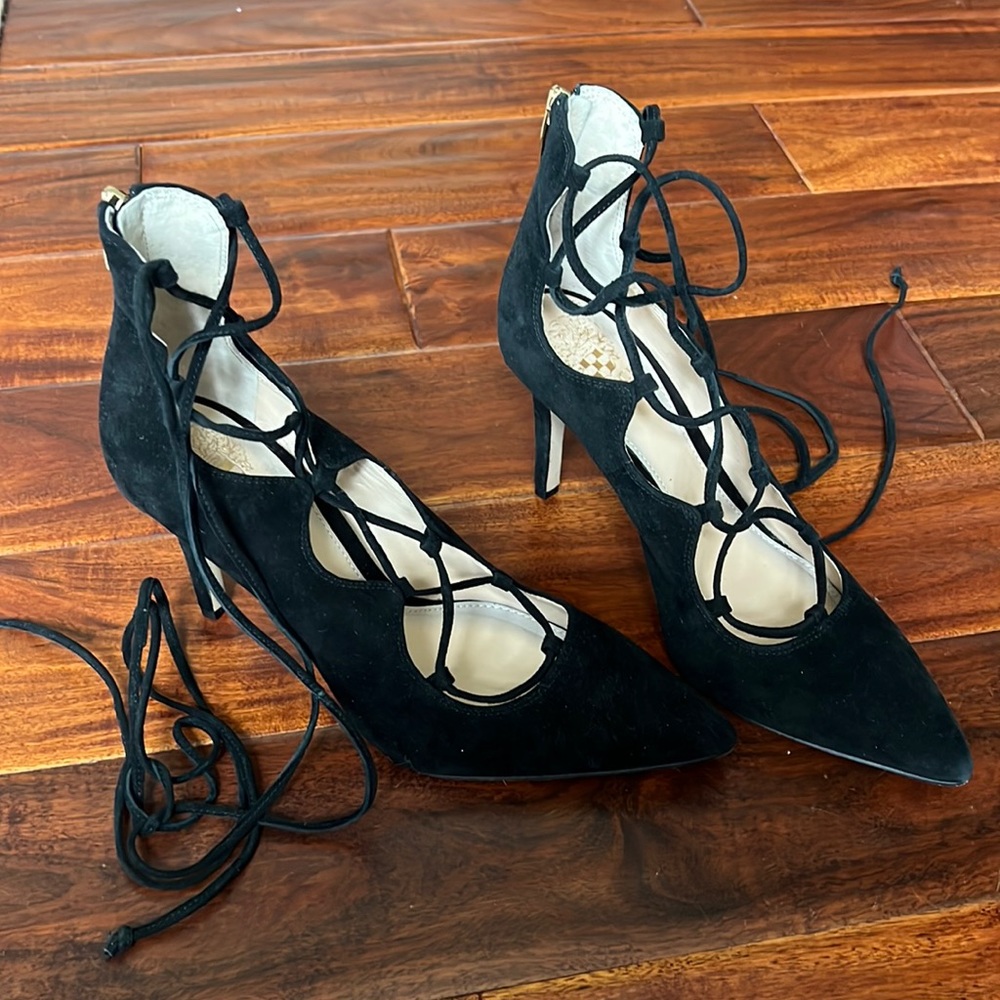 Vince Camuto lace up heels